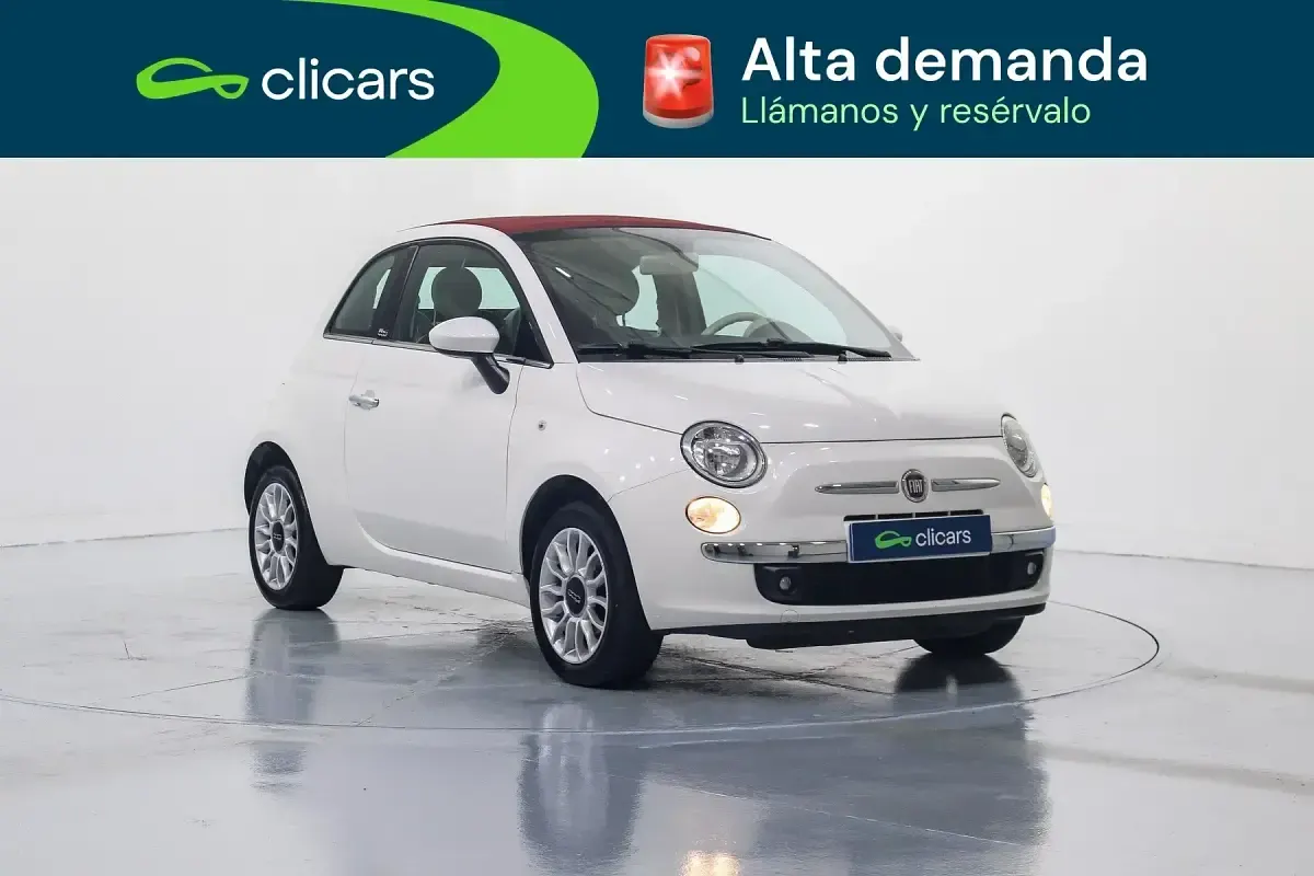 Używany Fiat 500C 69 KM (50 kW) 2014 Biały Kabriolet