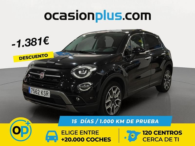 Negro Usado 2018 Fiat 500X Cross SUV | 14.800 € (Un poco caro) - Imagen 1/4