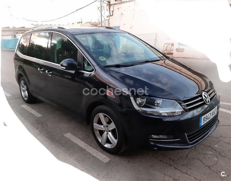 Usado VW Sharan Advance 177 CV (130 kW) 2015 Negro Monovolumen
