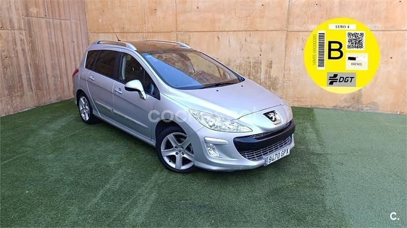 Gris / plata Usado 2010 Peugeot 308 Premium Familiar | 3490 € (Super precio) - Imagen 1/4