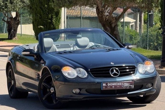 Negro Usado 2003 Mercedes SL350 Descapotable | 20.900 € (Caro) - Imagen 1/4