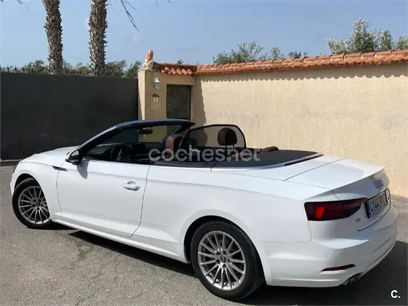 Usado Audi A5 Cabriolet 190 CV (139 kW) 2017 Blanco Descapotable