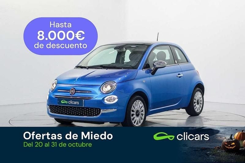 Azul Usado 2019 Fiat 500 Lounge Utilitario | 9790 € (Buen precio) - Imagen 1/4