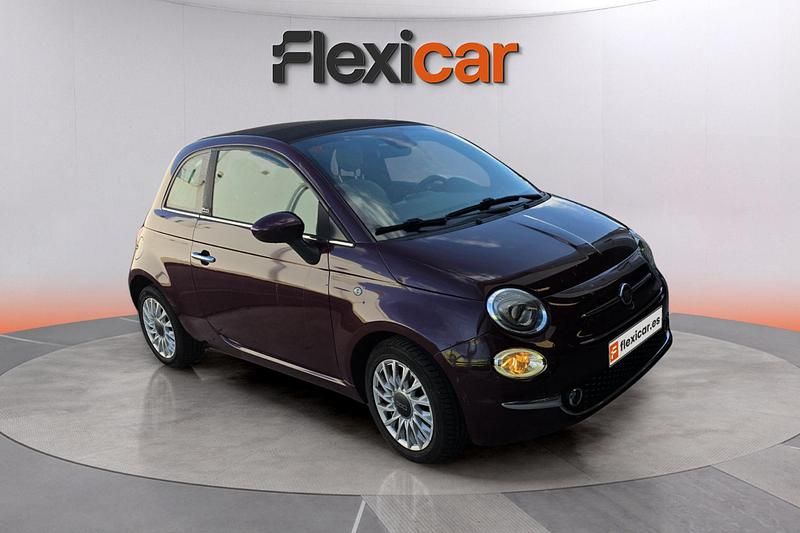 Granate Usado 2021 Fiat 500 Dolcevita Berlina | 10.990 € (Precio justo) - Imagen 1/4