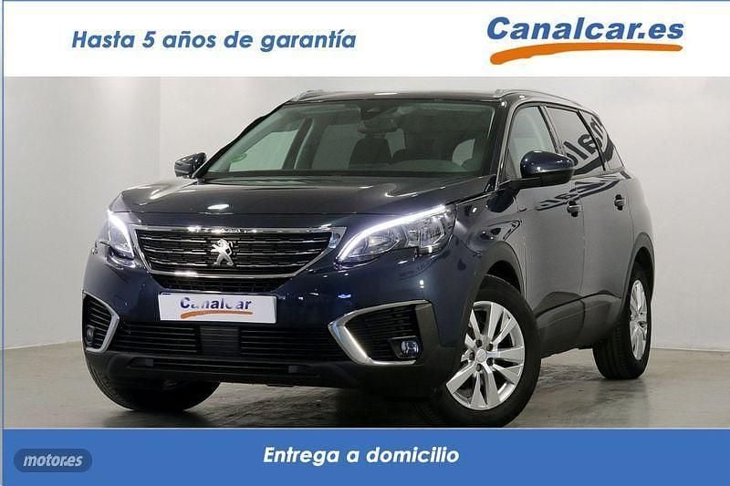 Azul Usado 2018 Peugeot 5008 Active SUV | 13.945 € (Buen precio) - Imagen 1/4