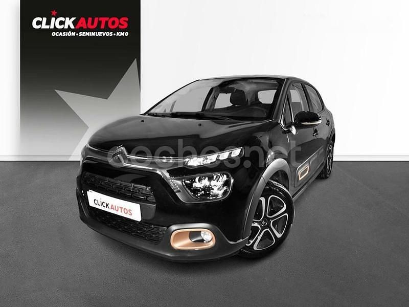 Negro Usado 2023 Citroën C3 PureTech Utilitario | 12.150 € (Precio justo) - Imagen 1/4