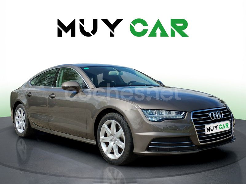 Gris / plata Usado 2016 Audi A7 Sportback Ambiente Utilitario | 24.990 € (Precio justo) - Imagen 1/4