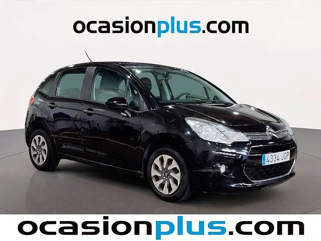 Usado Citroën C3 PureTech 68 CV (50 kW) 2015 Negro Utilitario