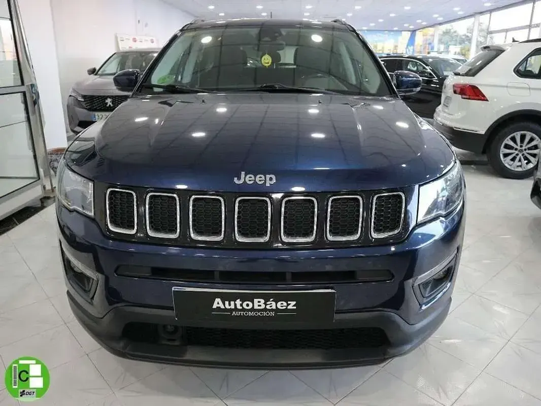 Usado Jeep Compass 120 CV (88 kW) 2018 Azul SUV