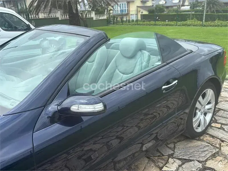 Usado Mercedes SL350 245 CV (180 kW) 2007 Azul Descapotable