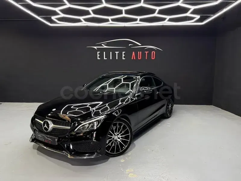 Usado Mercedes C250 204 CV (150 kW) 2017 Negro Coupe