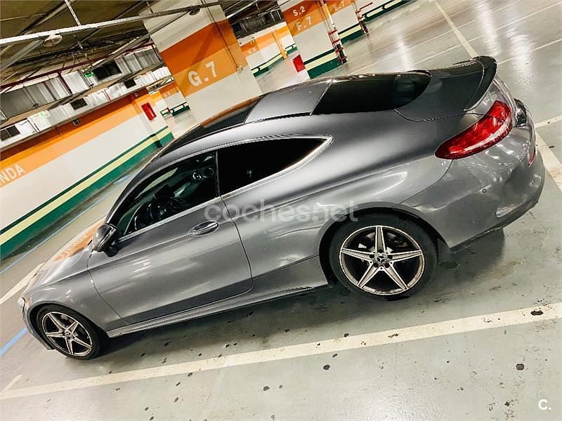 Usado Mercedes C220 170 CV (125 kW) 2017 Gris / plata Coupe