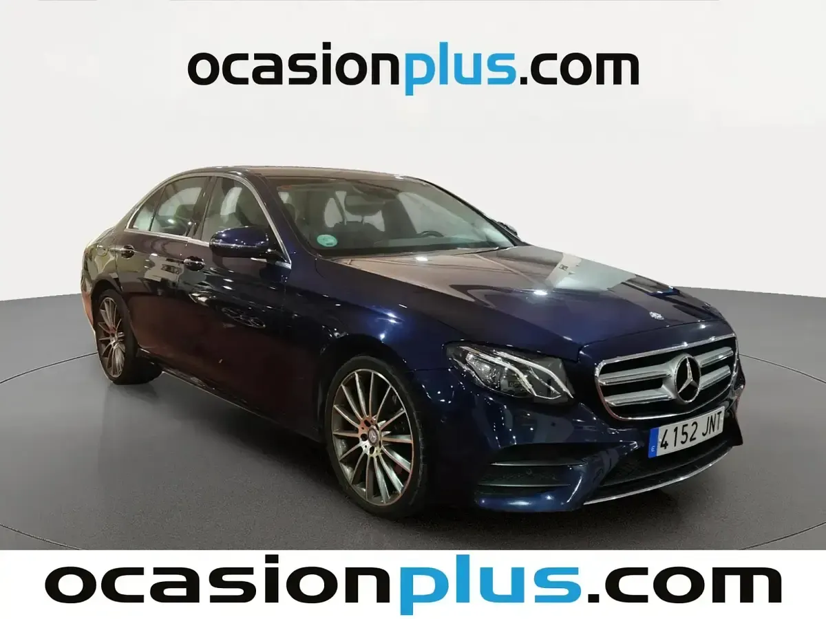 Usado Mercedes E220 194 CV (142 kW) 2016 Azul Berlina