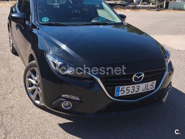 Usado Mazda 3 Luxury 150 CV (110 kW) 2016 Negro Berlina