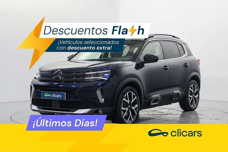 Azul Usado 2023 Citroën C5 Aircross Shine SUV | 23.190 € (Precio justo) - Imagen 1/4