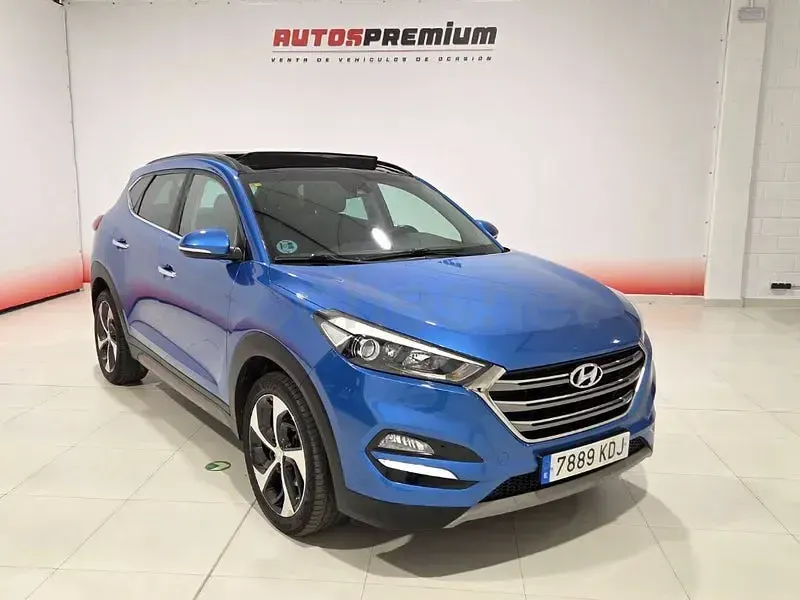 Usado Hyundai Tucson 136 CV (100 kW) 2017 Azul SUV