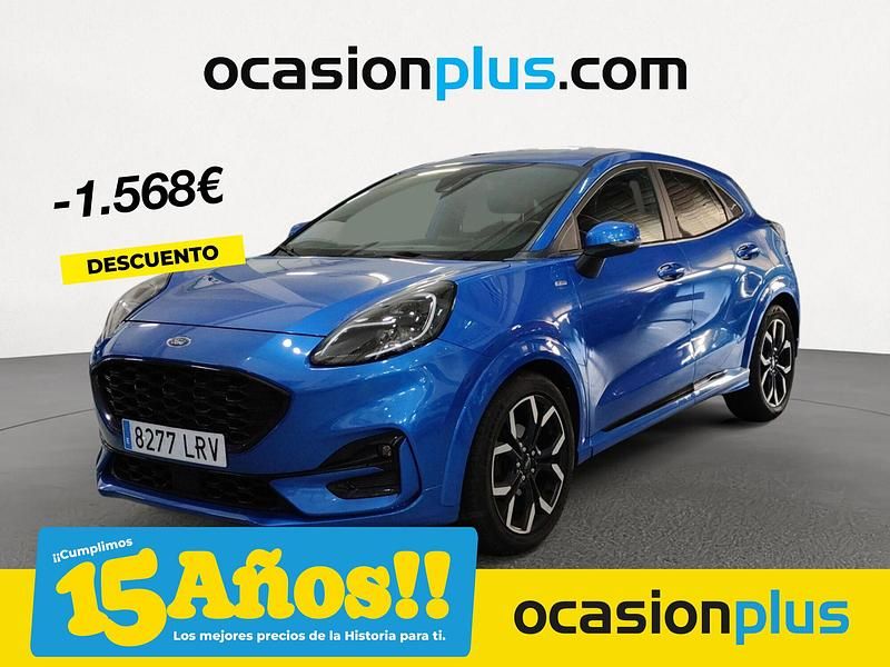 Azul Usado 2021 Ford Puma Gen-E ST-Line X SUV | 17.050 € (Precio justo) - Imagen 1/4