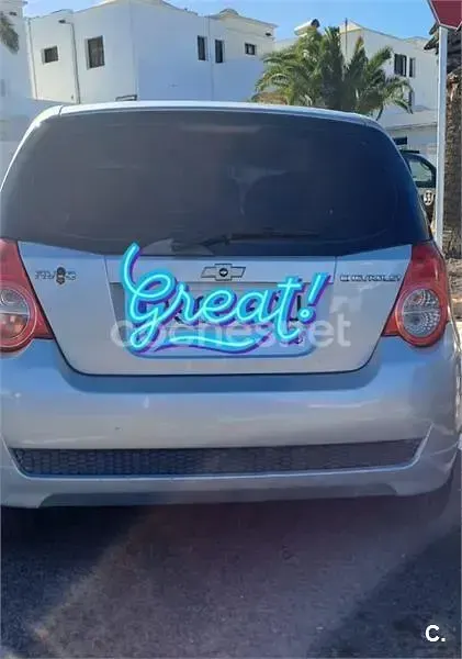Usado Chevrolet Aveo LS 101 CV (74 kW) 2011 Gris / plata Berlina