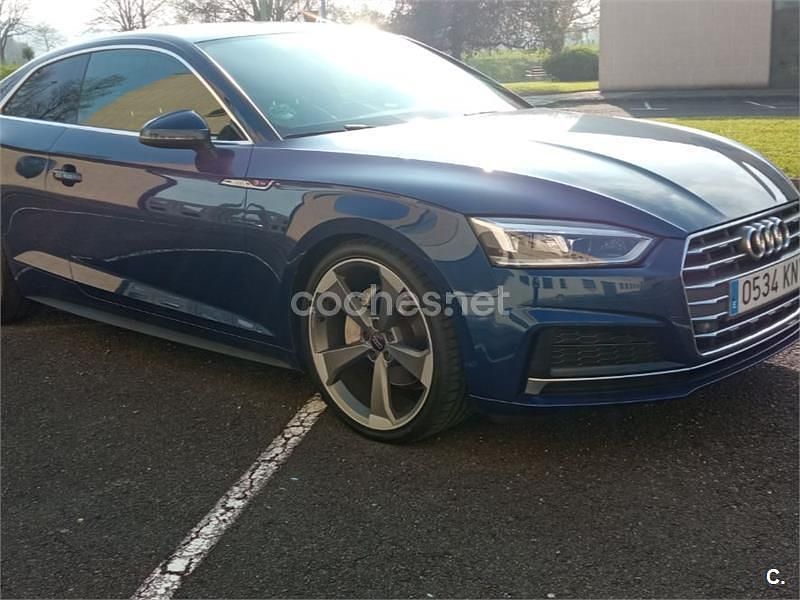 Usado Audi A5 S-Line 190 CV (139 kW) 2018 Azul Coupe