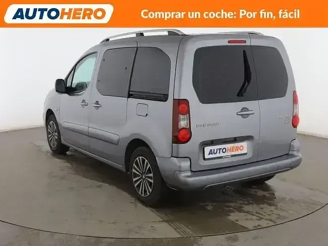 Usado Peugeot Partner Active 100 CV (73 kW) 2015 Gris Monovolumen