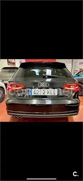 Usado Audi A3 S-Line 184 CV (135 kW) 2014 Negro Berlina