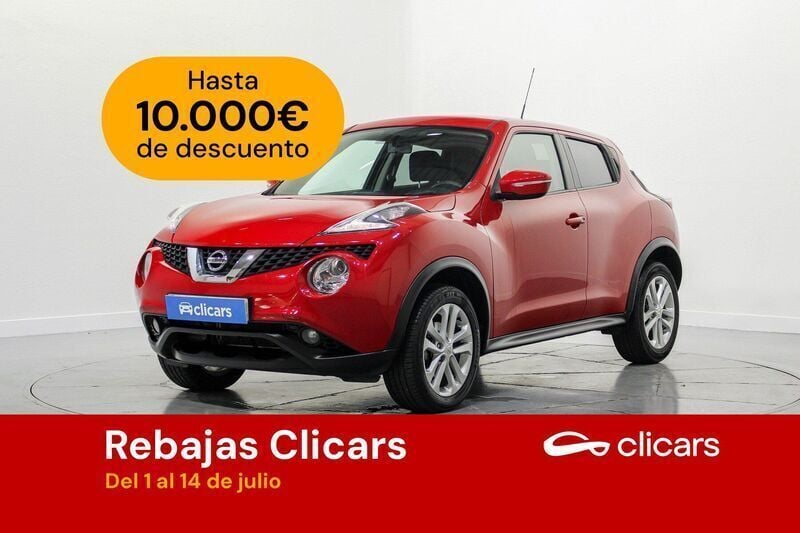 Rojo Usado 2018 Nissan Juke Acenta SUV | 11.690 € (Precio justo) - Imagen 1/4