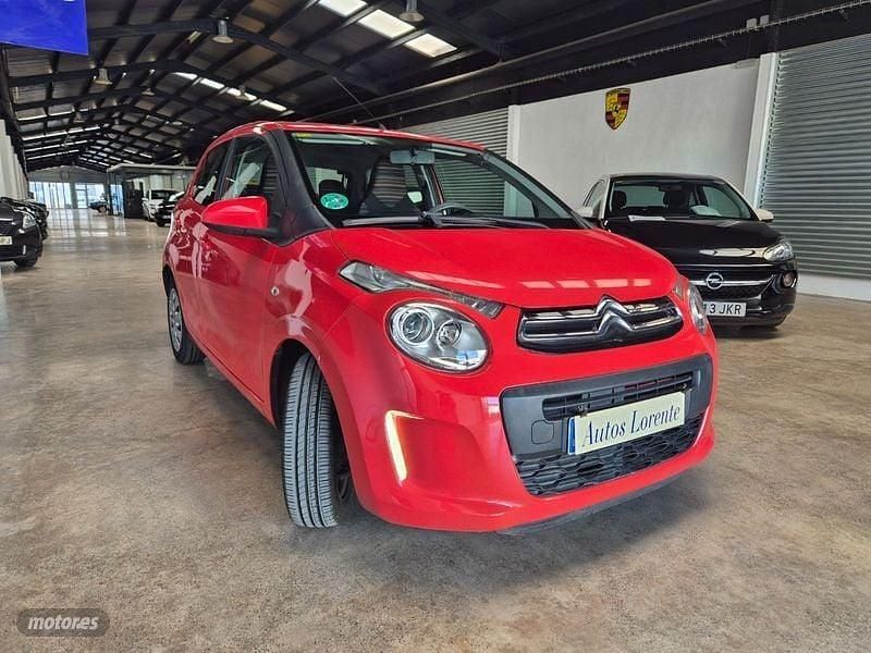 Usado Citroën C1 82 CV (60 kW) 2015 Rojo Utilitario