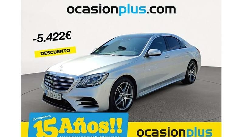 Plateado Usado 2018 Mercedes S350 Berlina | 54.228 € (Un poco caro) - Imagen 1/4