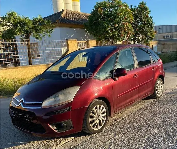 Usado Citroën C4 Picasso Exclusive 110 CV (80 kW) 2008 Granate Monovolumen