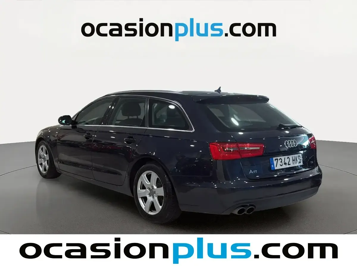 Usado Audi A6 S-Line 177 CV (130 kW) 2012 Azul Familiar