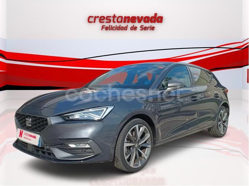 Gris / plata Usado 2021 Seat Leon FR Berlina | 19.400 € (Precio justo) - Imagen 1/4