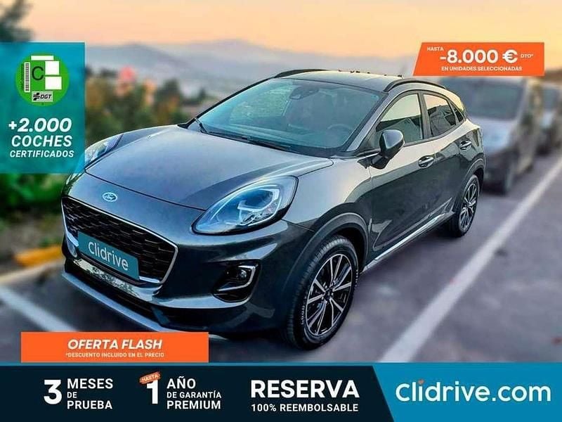 Gris Usado 2021 Ford Puma Titanium SUV | 15.490 € (Buen precio) - Imagen 1/3