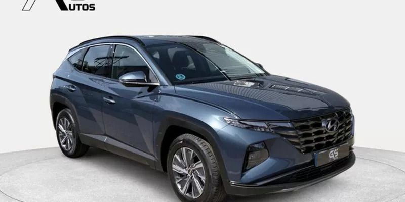 Azul Usado 2024 Hyundai Tucson SUV | 26.699 € (Precio justo) - Imagen 1/4
