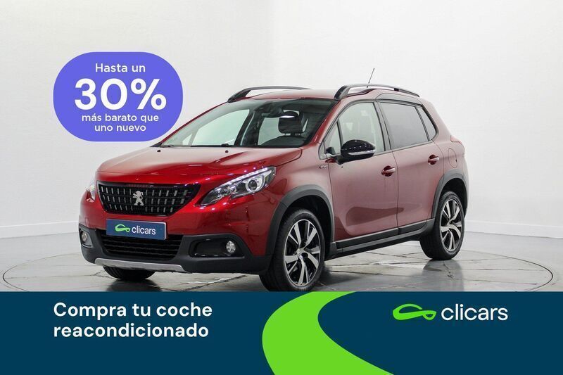 Rojo Usado 2019 Peugeot 2008 GT-line SUV | 13.290 € (Buen precio) - Imagen 1/4