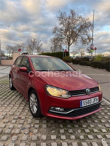 Granate Usado 2015 VW Polo Advance Berlina | 7800 € (Buen precio) - Imagen 1/4