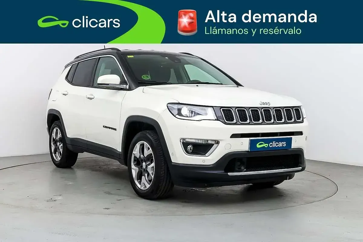 Usado Jeep Compass Limited 170 CV (125 kW) 2017 Blanco SUV