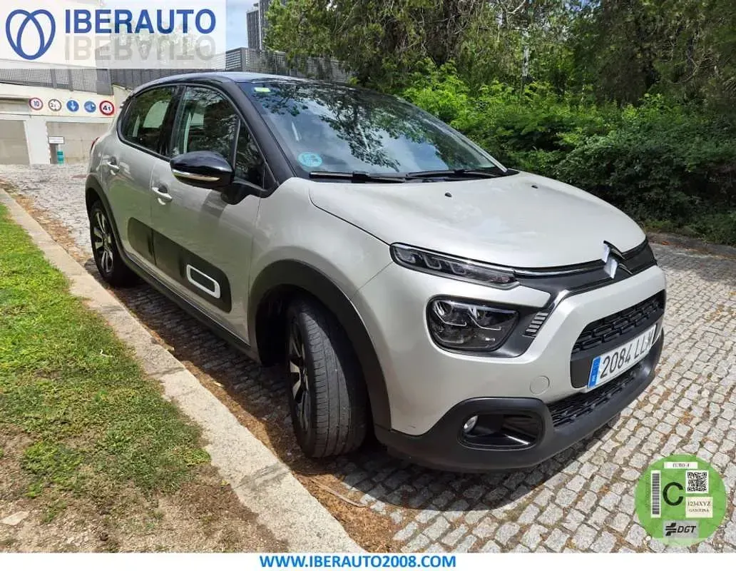 Usado Citroën C3 Feel 83 CV (61 kW) 2020 Gris Utilitario