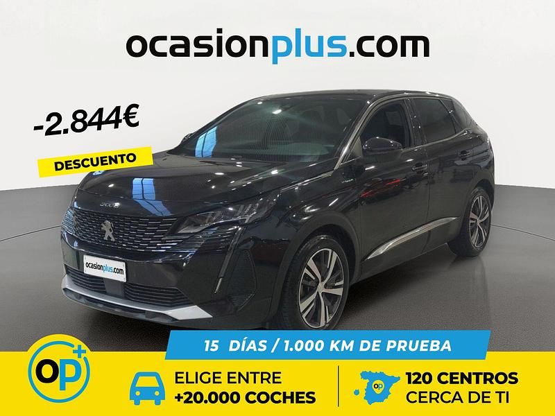 Negro Usado 2023 Peugeot 3008 Allure SUV | 21.950 € (Precio justo) - Imagen 1/4