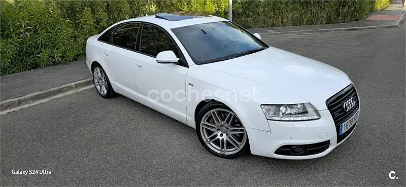 Käytetty Audi A6 S-Line 240 HP (176 kW) 2010 Valkoinen Sedan