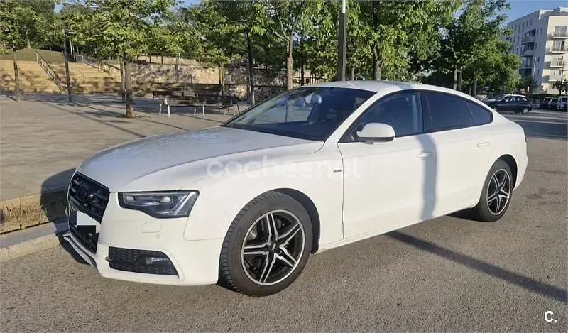 Usado Audi A5 Sportback S-Line 177 CV (130 kW) 2017 Blanco Utilitario