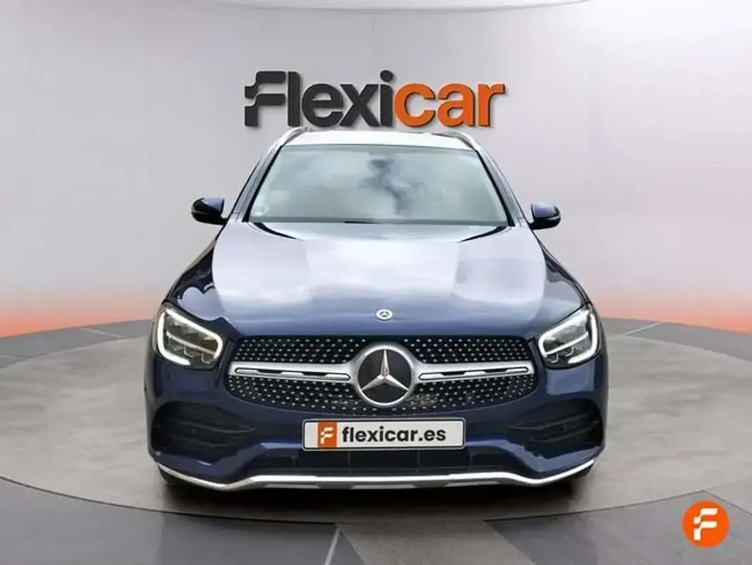Usado Mercedes GLC220 170 CV (125 kW) 2021 Azul SUV