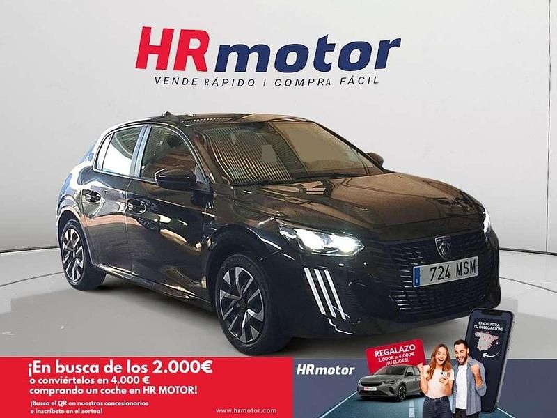 Negro Usado 2024 Peugeot 208 Active Utilitario | 15.690 € (Precio justo) - Imagen 1/4