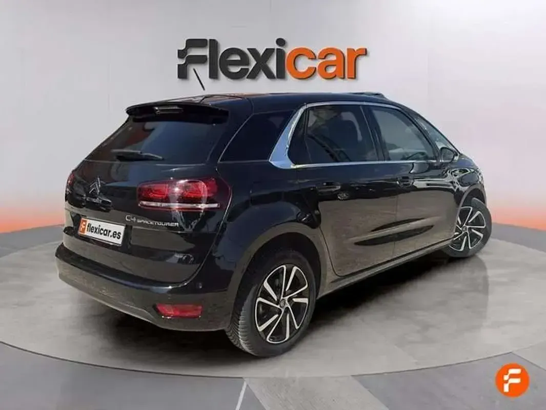 Usado Citroën C4 Origins 131 CV (96 kW) 2019 Negro Monovolumen