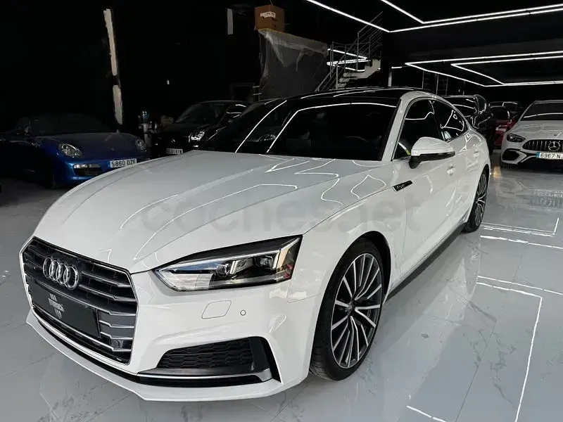 Usado Audi A5 Sportback S-Line 190 CV (139 kW) 2020 Blanco Utilitario