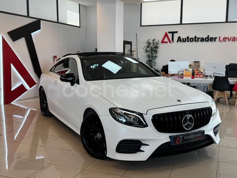 Blanco Usado 2018 Mercedes E220 Coupe | 28.499 € (Precio justo) - Imagen 1/4