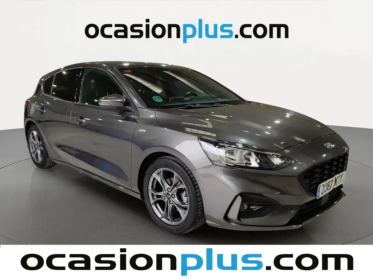 Usado Ford Focus ST-Line 125 CV (91 kW) 2019 Gris Berlina