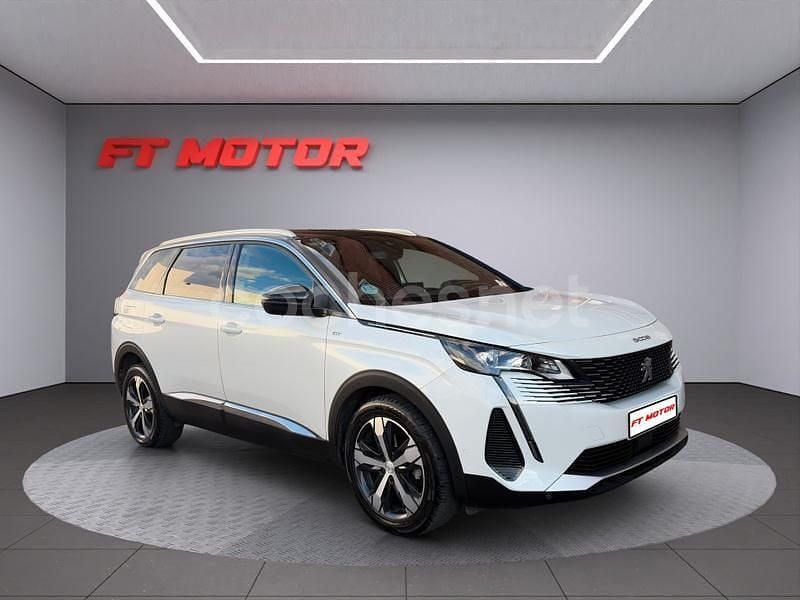 Blanco Usado 2022 Peugeot 5008 GT SUV | 19.999 € (Buen precio) - Imagen 1/4