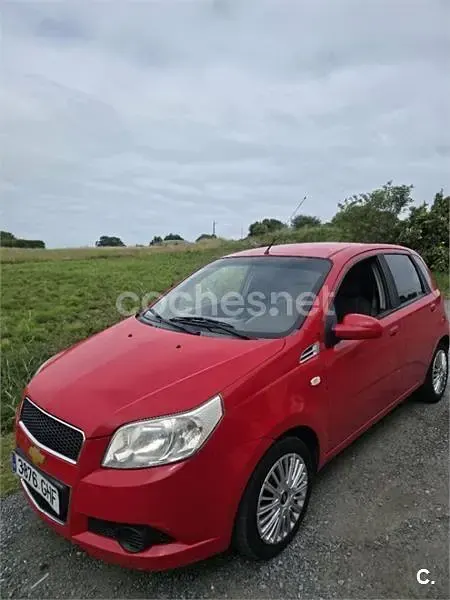 Usado Chevrolet Aveo LS 100 CV (73 kW) 2008 Rojo Berlina