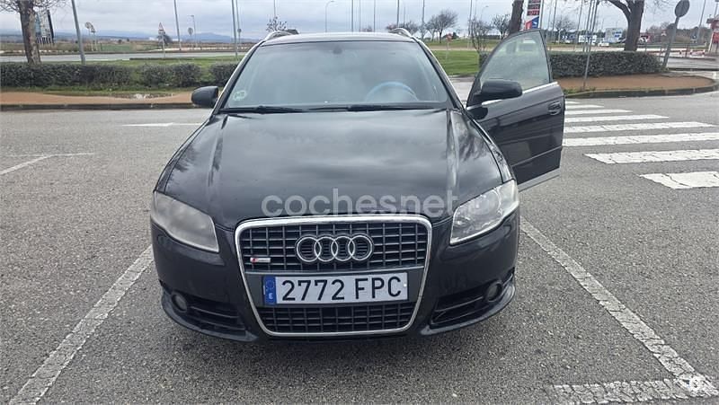 Usado Audi A4 S-Line 140 CV (102 kW) 2007 Negro Familiar