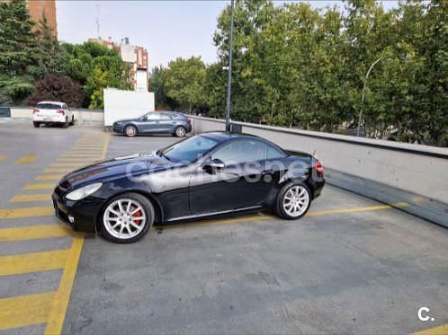 Negro Usado 2006 Mercedes SLK200 Descapotable | 11.200 € (Un poco caro) - Imagen 1/4